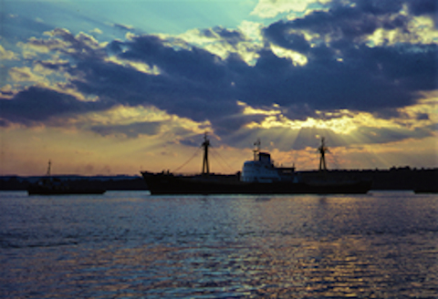 Mormashi leaving the docks August 1966