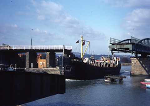 BP Miller at the Sharpness entrance to the river May 1968