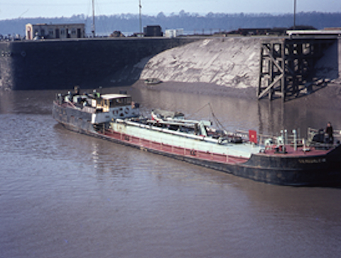 Weasdale entering the dock May 1968