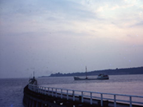 Unknown vessel entering the River Severn May 1968